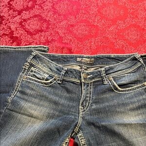 Silver Jeans Dark Blue Boot Cut Jeans